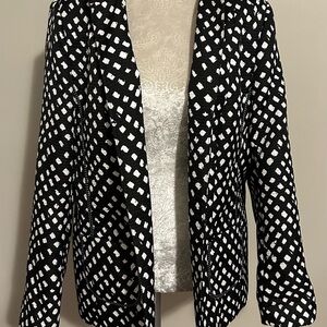 Black and White Blazer by TanJay